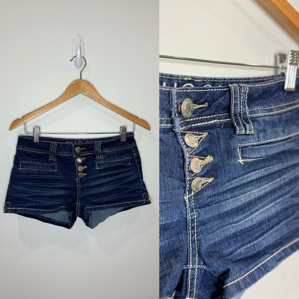 RUE21 Blue Denim Short Shorts (1/2)